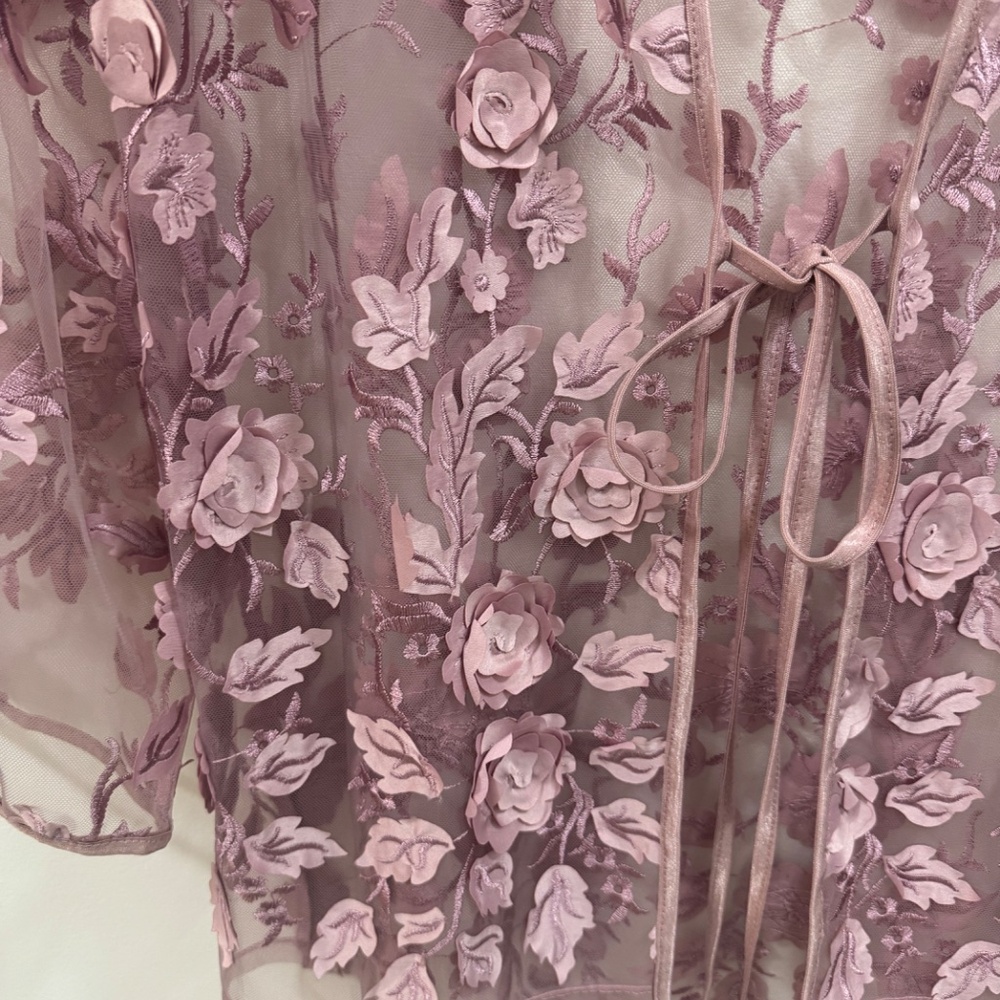 Gorgeous Pellone Rose Coverlette - image 3
